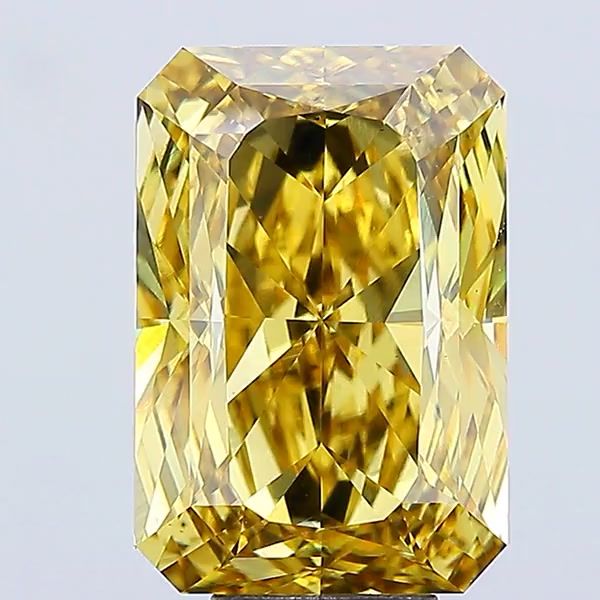 10.13 Carat Radiant Cut Fancy Yellow