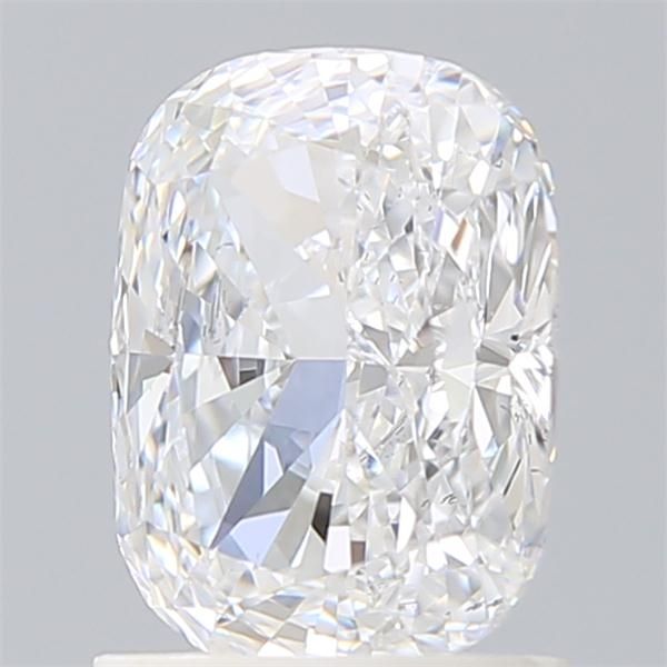 1.60 Carat D-SI1 Cushion Lab Diamond