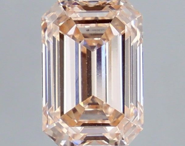 0.81 Carat Emerald Cut Fancy Pink