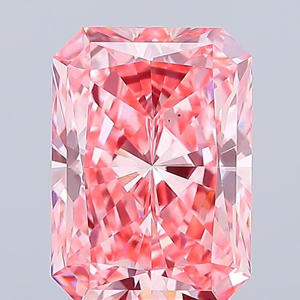 3.03 Carat Radiant Cut Fancy Pink