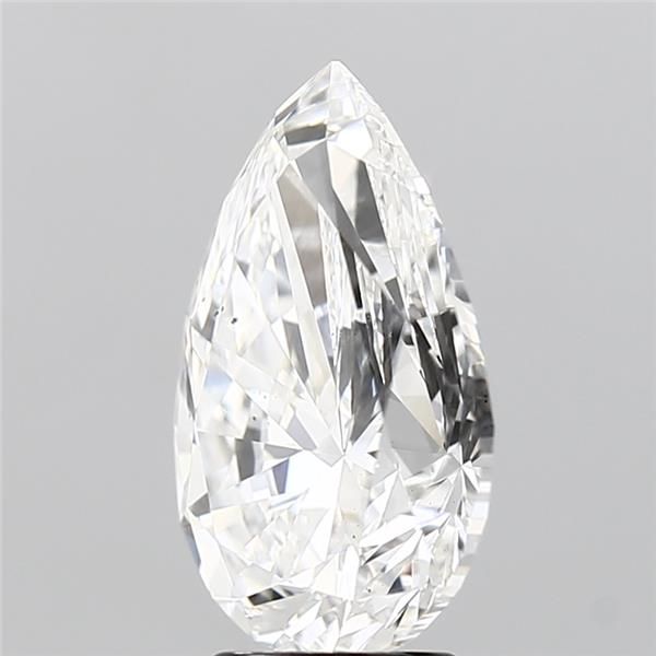 4.34 Carat F-SI1 Pear Lab Diamond