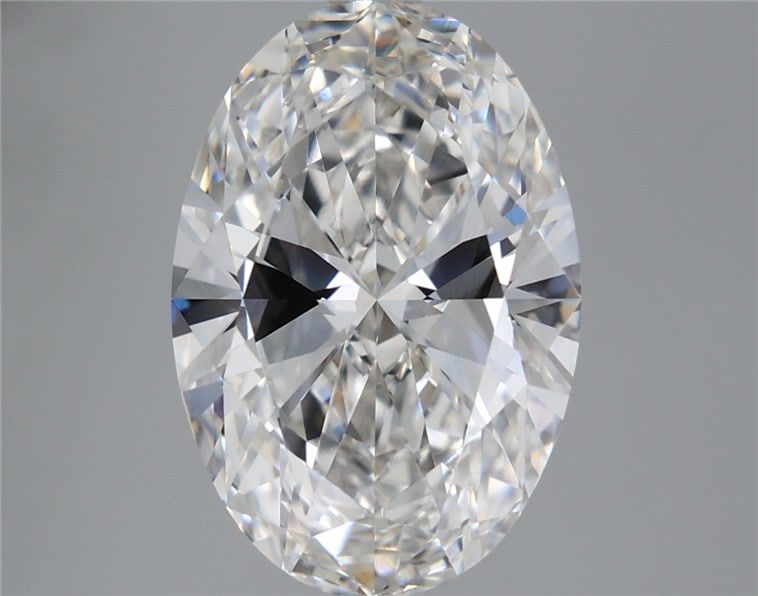 5.25 Carat F-VVS2 Oval Lab Diamond