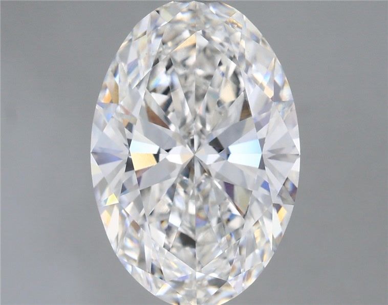 5.59 Carat F-VS1 Oval Lab Diamond