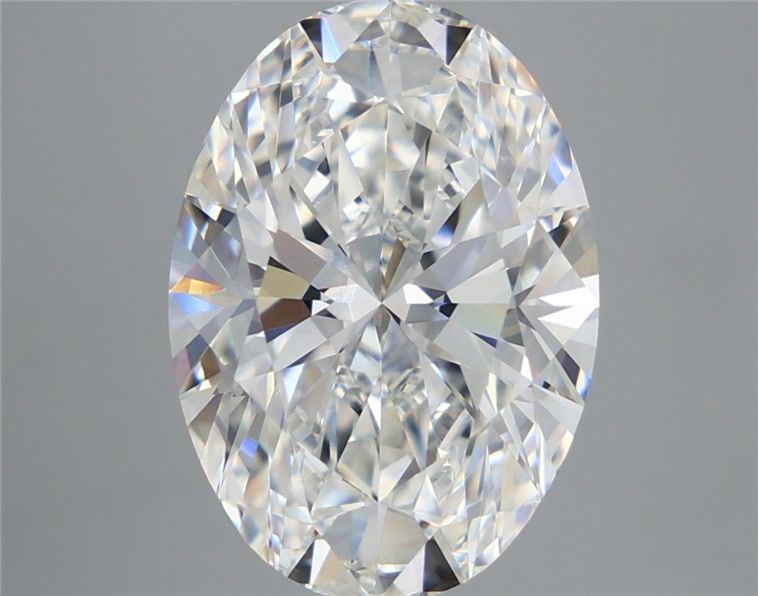 8.08 Carat F-VVS2 Oval Lab Diamond