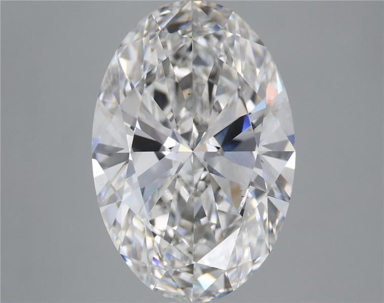 5.26 Carat F-VS1 Oval Lab Diamond