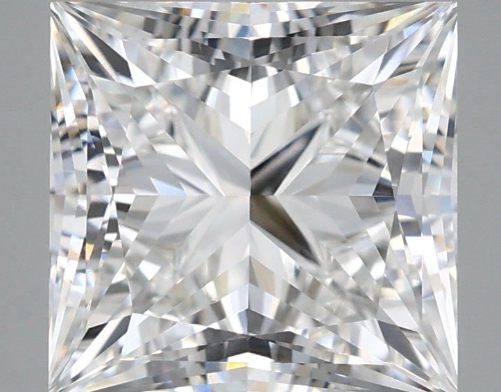 3.70 Carat F-VS1 Princess Lab Diamond