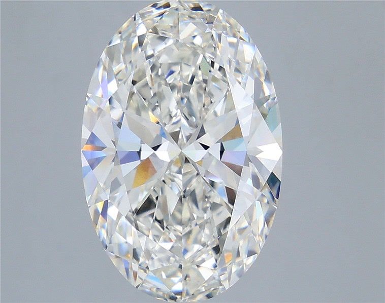 7.05 Carat F-VVS2 Oval Lab Diamond