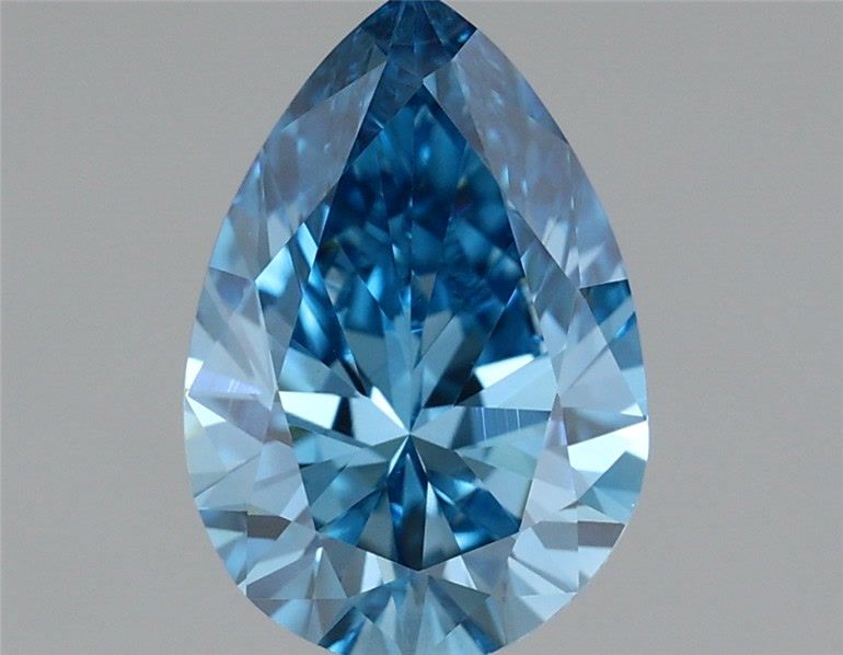 1.16 Carat Pear Cut Fancy Blue