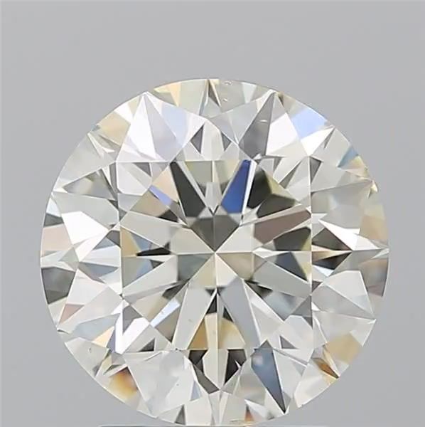2.70 Carat L-VS2 Round Cut Diamond