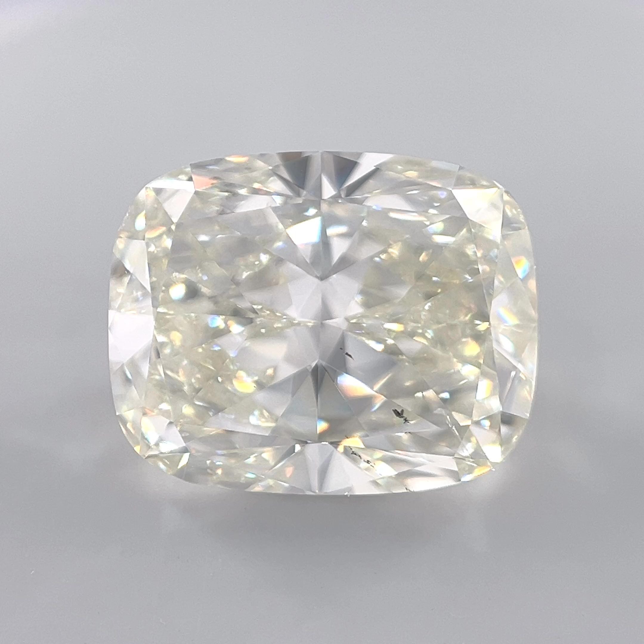 8.04 Carat L-SI1 Cushion Cut Diamond