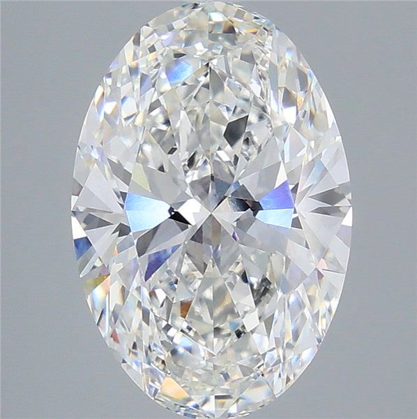 5.09 Carat F-VVS2 Oval Lab Diamond