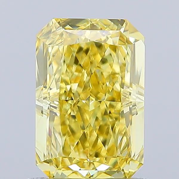 1.52 Carat Radiant Cut Fancy Yellow