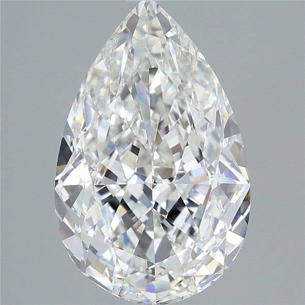 5.08 Carat E-VVS2 Pear Lab Diamond