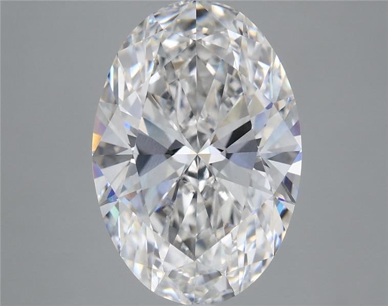 5.24 Carat F-VVS2 Oval Lab Diamond