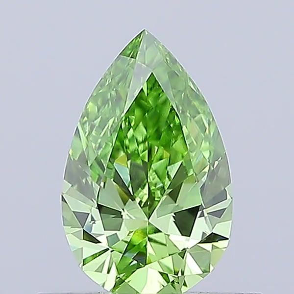0.50 Carat Pear Cut Fancy Green