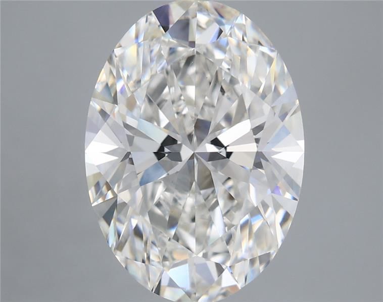 5.57 Carat F-VVS2 Oval Lab Diamond