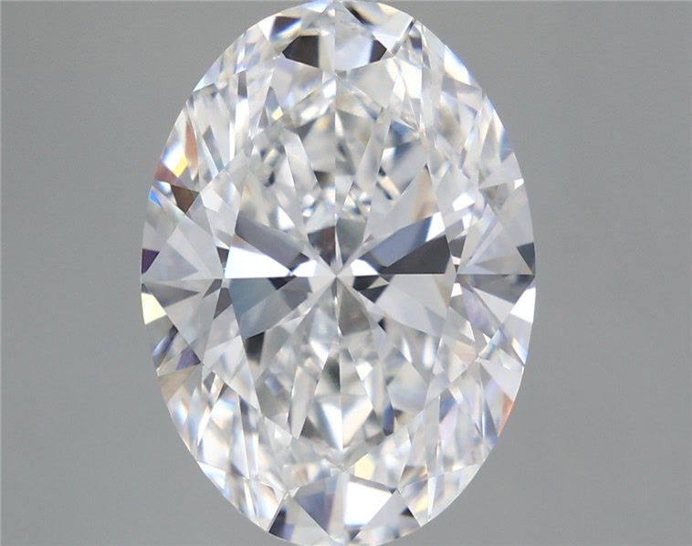 7.58 Carat E-VVS2 Oval Lab Diamond