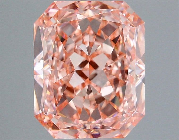 3.55 Carat Radiant Cut Fancy Pink