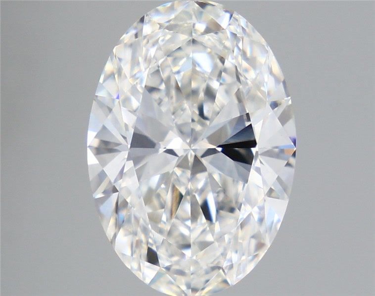 5.83 Carat F-VVS2 Oval Lab Diamond