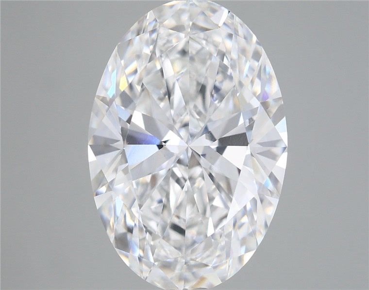 6.16 Carat D-VVS2 Oval Lab Diamond
