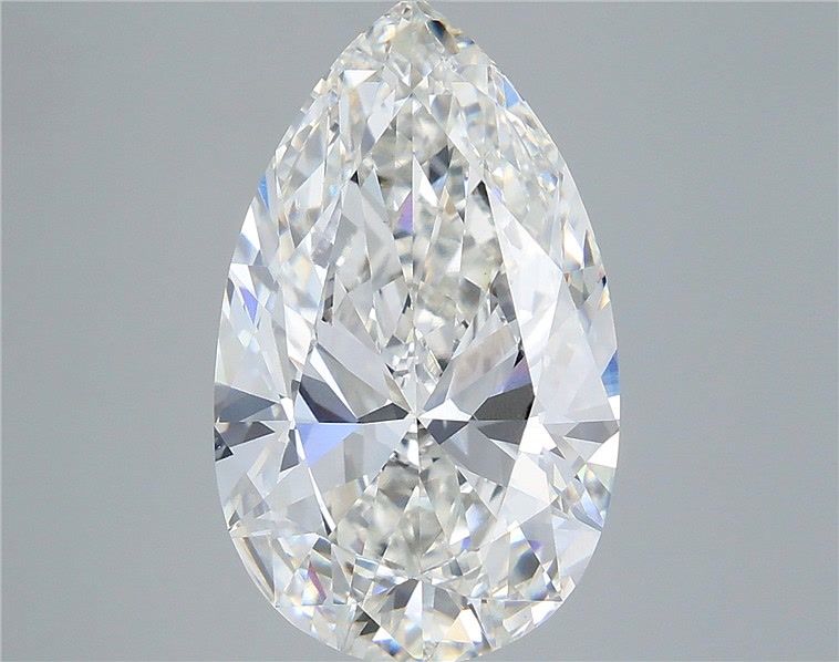 7.07 Carat F-VS1 Pear Lab Diamond