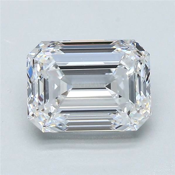 2.03 Carat D-VVS2 Emerald Cut Diamond