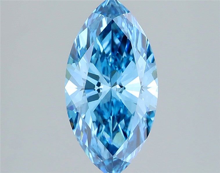 1.50 Carat Marquise Cut Fancy Blue