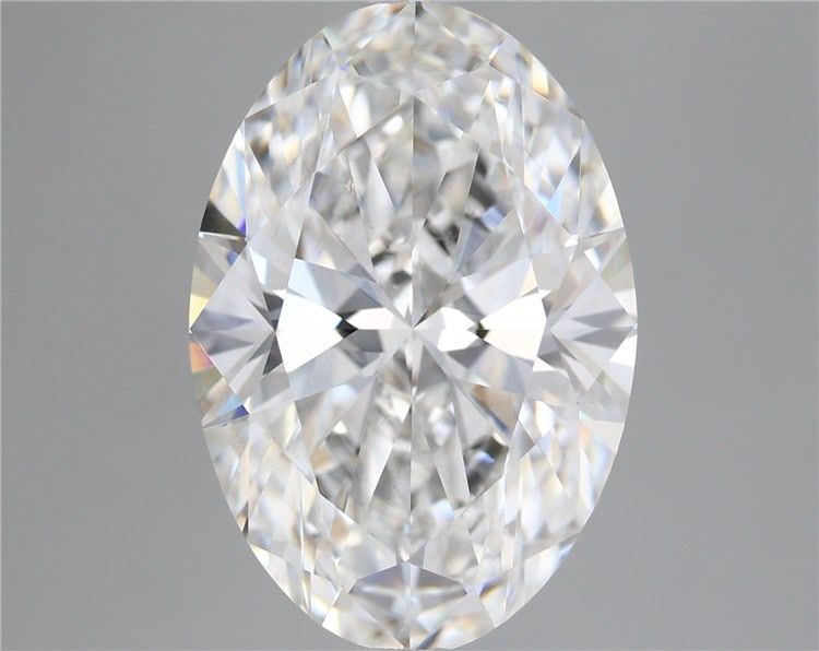 5.26 Carat F-VS1 Oval Lab Diamond