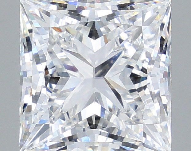 4.05 Carat D-VVS1 Princess Lab Diamond