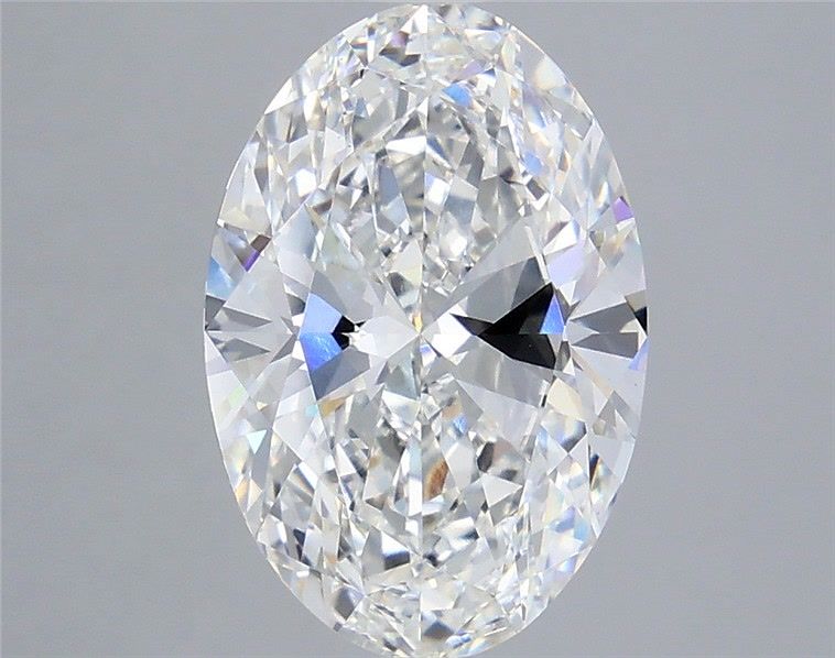 4.10 Carat F-VVS2 Oval Lab Diamond