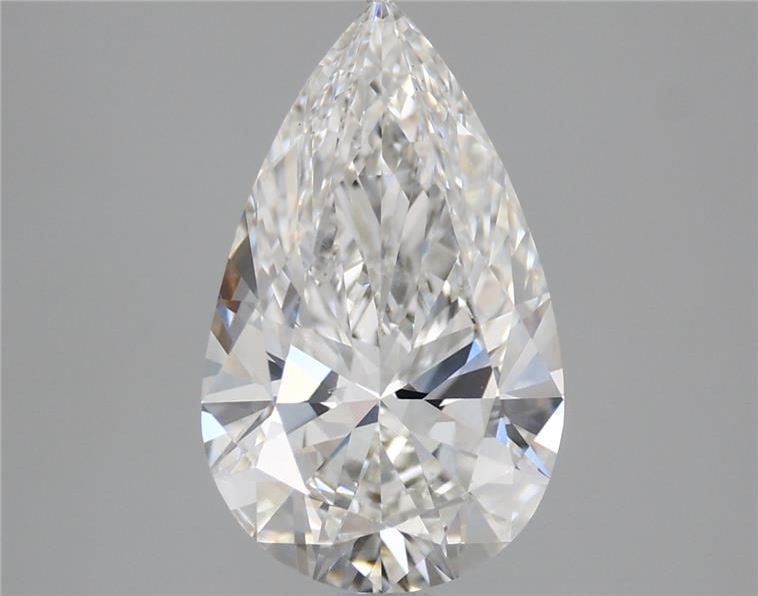 2.82 Carat E-VS1 Pear Lab Diamond