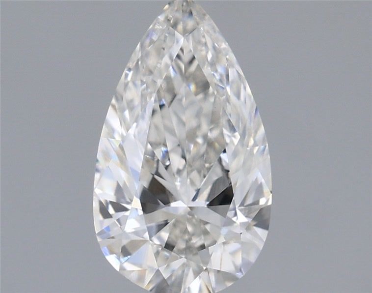 0.85 Carat F-VVS2 Pear Lab Diamond