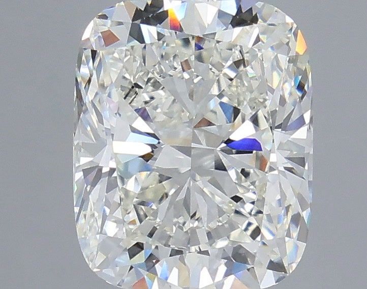 3.79 Carat H-VVS2 Cushion Lab Diamond