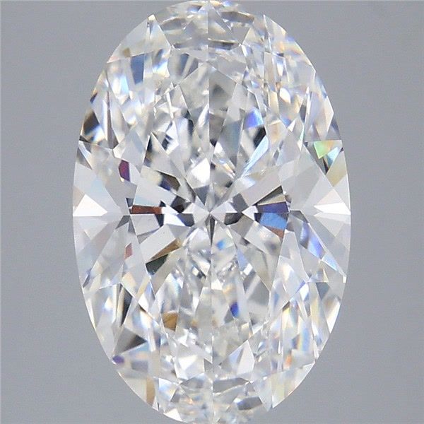 5.04 Carat E-VVS2 Oval Lab Diamond