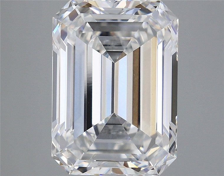 6.08 Carat D-VVS2 Emerald Lab Diamond