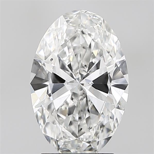 5.10 Carat F-VVS2 Oval Lab Diamond