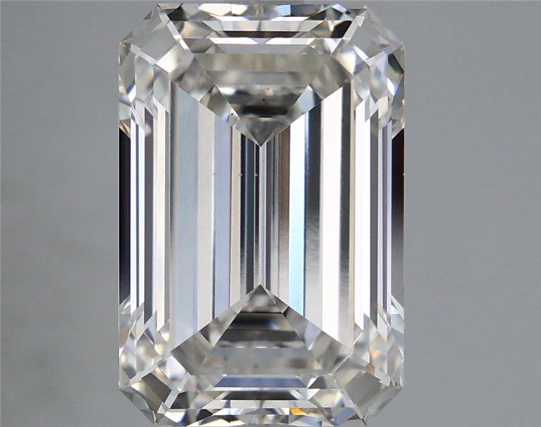 4.96 Carat G-VS1 Emerald Lab Diamond