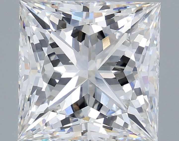 5.08 Carat F-VVS2 Princess Lab Diamond