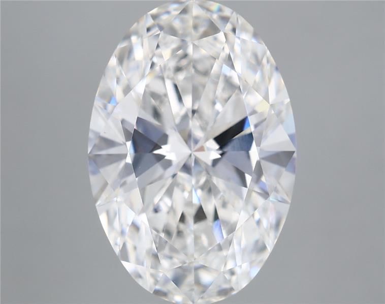 5.1 Carat E-VVS2 Oval Lab Diamond
