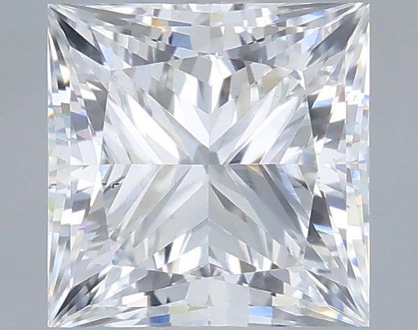 1.00 Carat D-VS2 Princess Lab Diamond