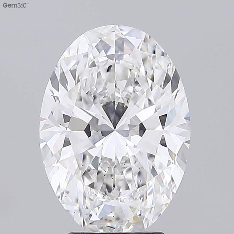 4.52 Carat E-VS2 Oval Lab Diamond