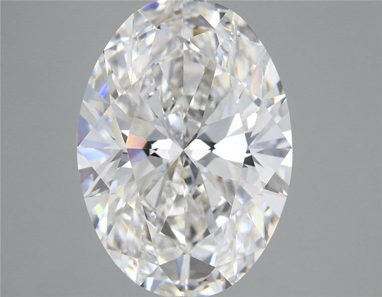 5.57 Carat F-VVS2 Oval Lab Diamond