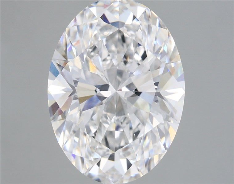 5.13 Carat E-VVS2 Oval Lab Diamond