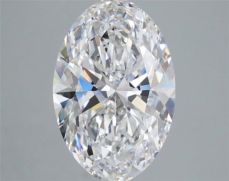 4.00 Carat D-VVS2 Oval Lab Diamond