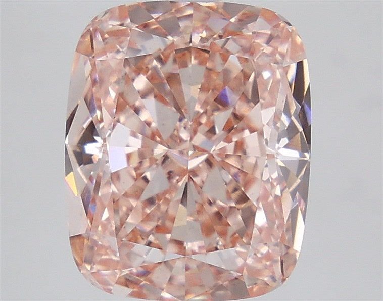 5.07 Carat Cushion Cut Fancy Pink