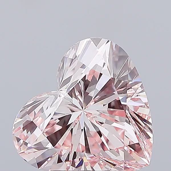 4.08 Carat Heart Cut Fancy Pink