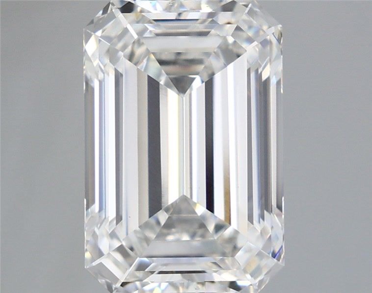 5.23 Carat F-VS1 Emerald Lab Diamond