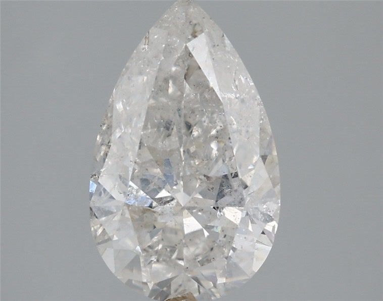 2.09 Carat G-I1 Pear Cut Diamond