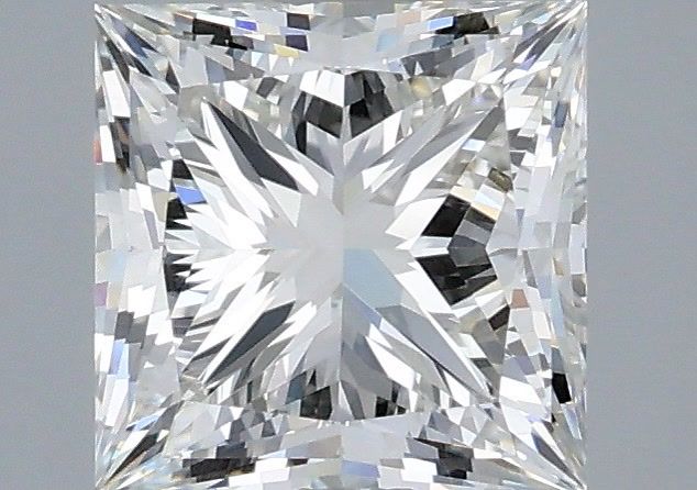 1.95 Carat G-SI1 Princess Lab Diamond