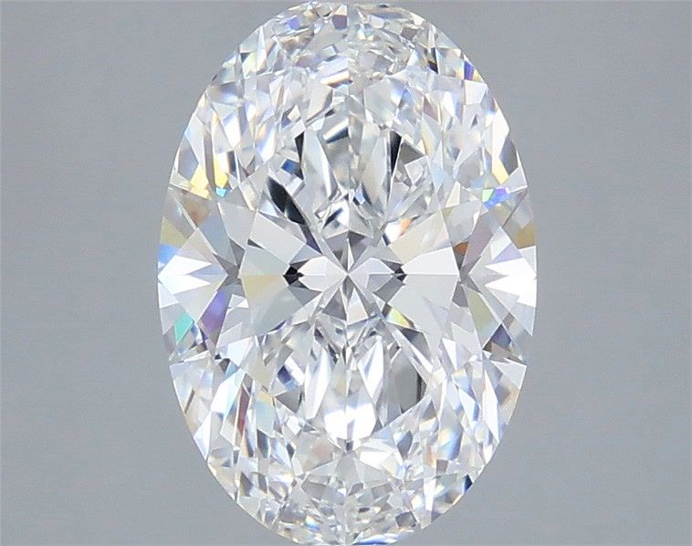 3.01 Carat D-VVS2 Oval Lab Diamond